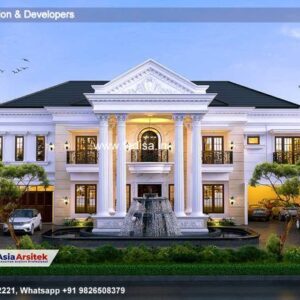 Exterior House Luxury Villa Luxury  House House Front Design Home Front Design-9655