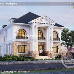 Exterior House Luxury Villa Luxury  House House Front Design Home Front Design-9789