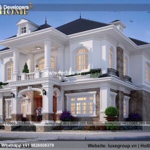 Exterior House Luxury Villa Luxury  House House Front Design Home Front Design-9865