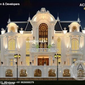 Exterior House Luxury Villa Luxury  House House Front Design Home Front Design-9871